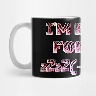 I'm ready for bed - Rainbow ascii sleeping emoji Mug